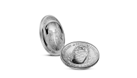 Apollo 11 Strieborná konkávná minca k 50. výročiu pristátia na Mesiaci   