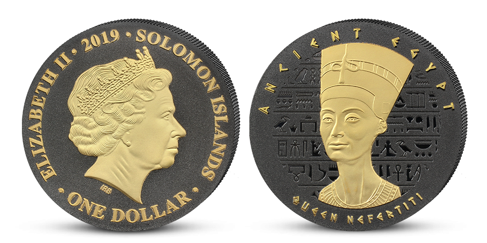 Krásna Nefertiti – egyptská kráľovná na unikátnej minci