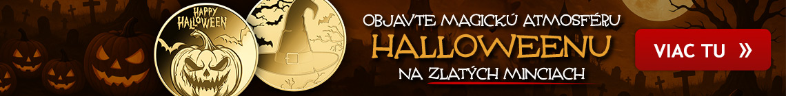Objavte magickú atmosféru Halloweenu na zlatých minciach
