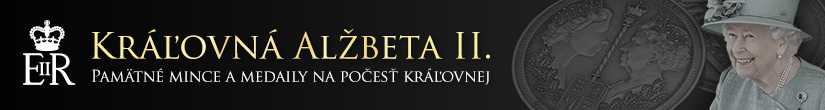 Kráľovná Alžbeta II. - pamätné mince a medaily na počesť kráľovnej