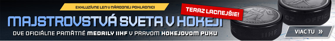 Oficiálné pamätné medaily IIHF v oficiálnom puku zušľachtené rýdzim striebrom