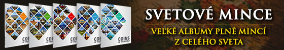 Svetové mince - Veľké farebné albumy plné numizmatov z celého svet