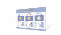 Sada pamätných euromincí - Luxembursko 2006, Fínsko 2013, Grécko 2013 