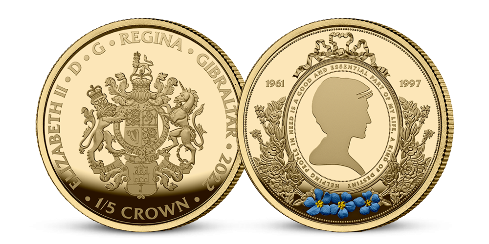 25. výročie úmrtia princeznej Diany na minci z 1/5 oz rýdzeho zlata 25. výročie úmrtia princeznej Diany na minci z 1/5 oz rýdzeho zlata