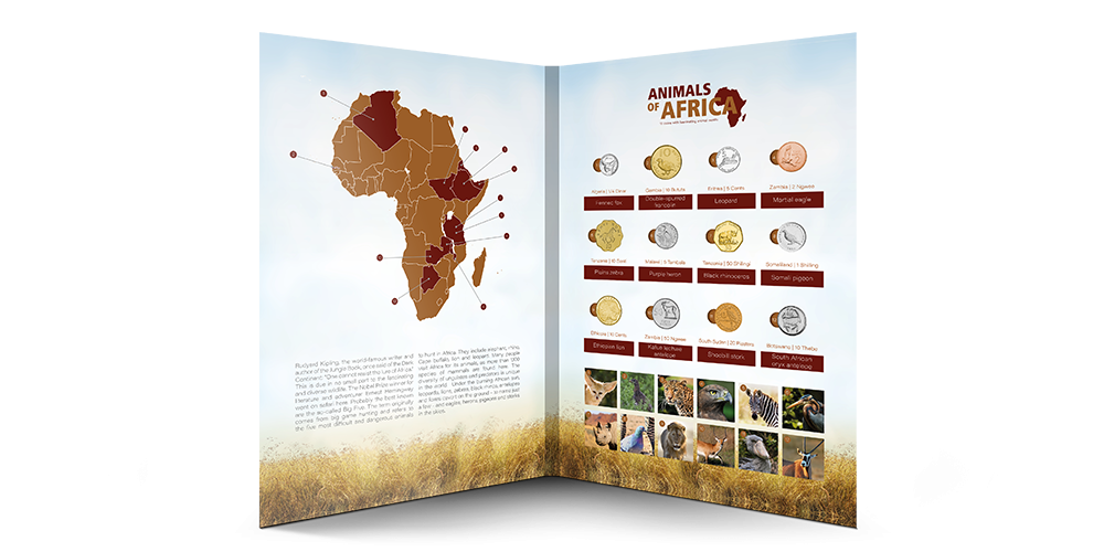 Veľký farebný album Zvírena Afriky