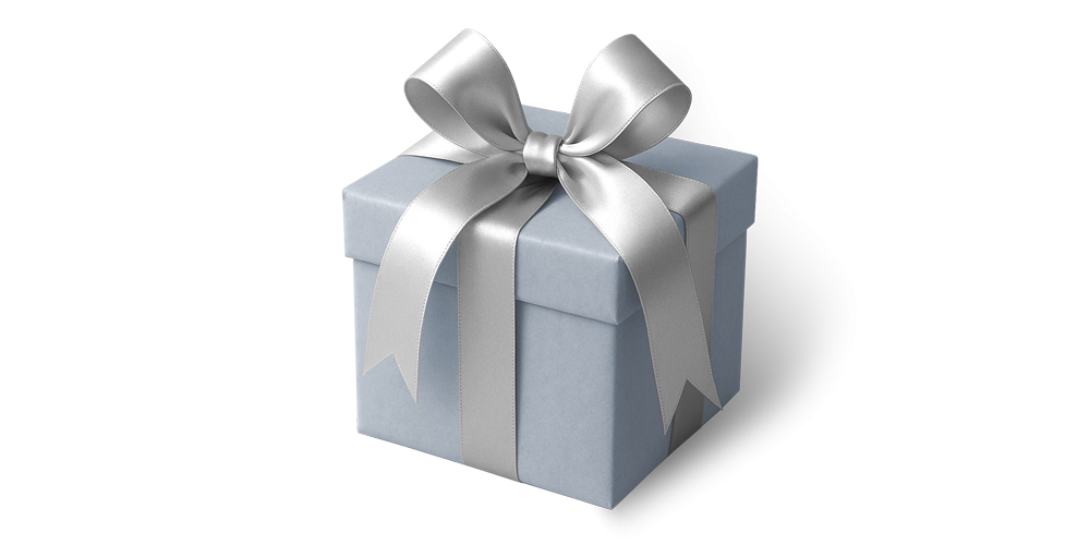 Strieborný balíček plný prekvapenia 