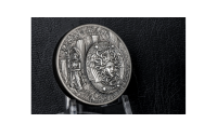  Štít bohyne Atény na striebornej minci