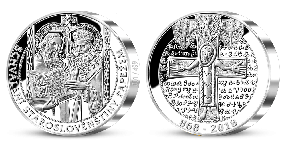 Cyril a Metod v 5 unciach rýdzeho striebra Cyril a Metod v 5 unciach rýdzeho striebra