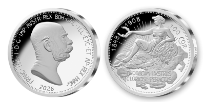 Dáma v oblakoch - 2 oz strieborná medaila 2026 