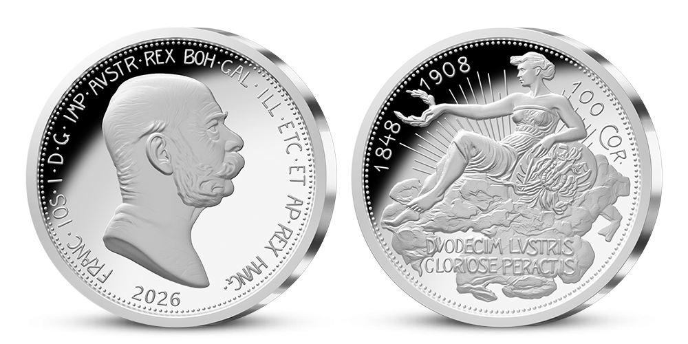 Dáma v oblakoch - 2 oz strieborná medaila 2026 