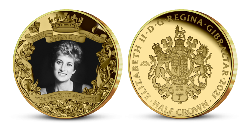 Princezná Diana na neobyčajnej minci zušľachtená rýdzim Fairmined zlatom