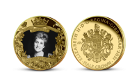 Princezná Diana na neobyčajnej minci zušľachtená rýdzim Fairmined zlatom