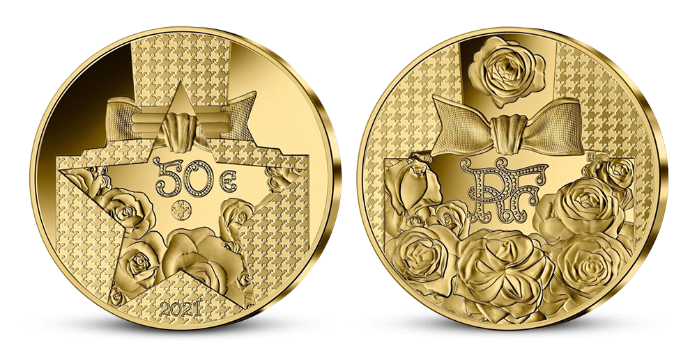 Ikonická minca Dior z 1/4 oz rýdzeho zlata