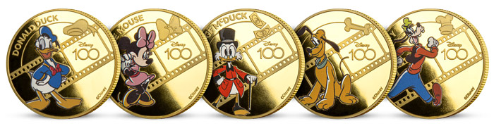 Mince v kolekcii 100. výročia Disney Mince v kolekcii 100. výročia Disney