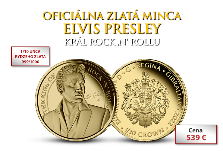 Oficiálná minca Elvis Presley™