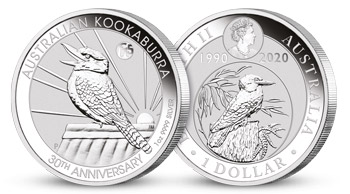 Výročná strieborná minca Kookaburra 2020