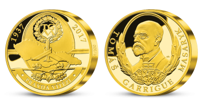 80. výročie T. G. Masaryka z Certifikovaného zlata | 80. výročie T. G. Masaryka z Certifikovaného zlata