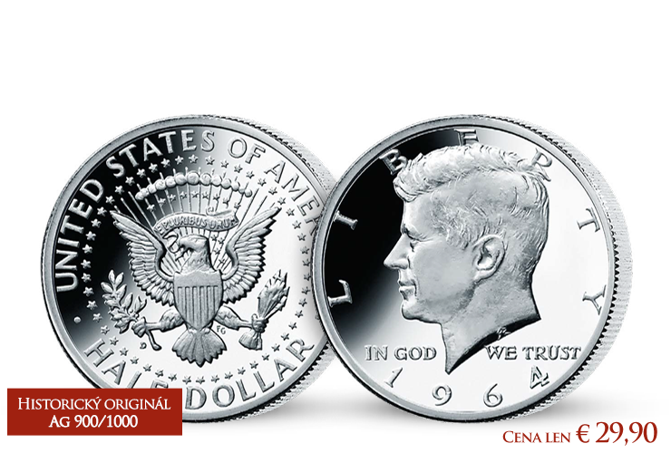 J .F. Kennedy – fascinujúci príbeh mince z roku 1964 