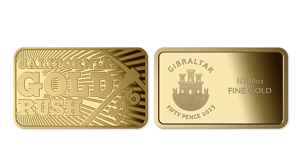 Zlatá 1/100oz minca In Gold We Trust California Zlatá 1/100oz minca In Gold We Trust California