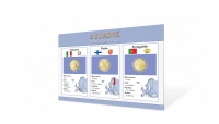 Sada pamätných euromincí - Taliansko 2013, Fínsko2005, Portugalsko 2012