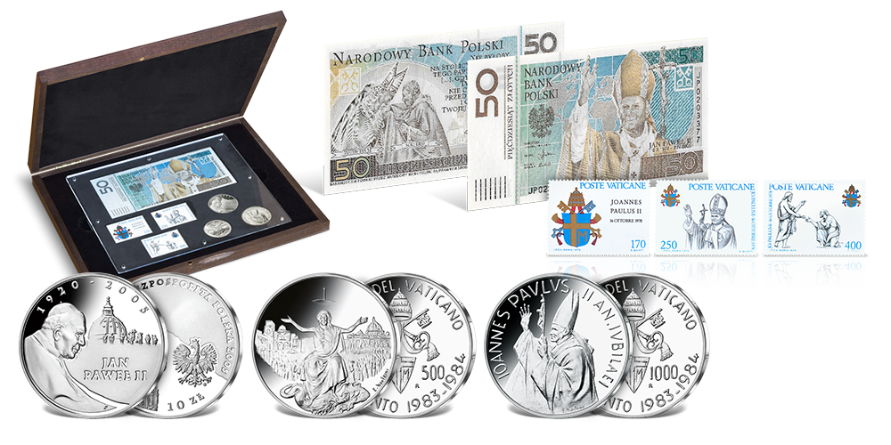 Unikátna historická sada k 100. výročiu narodenia Jána Pavla II. Unikátna historická sada k 100. výročiu narodenia Jána Pavla II.