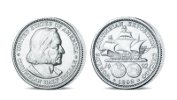Strieborná minca - Columbus
