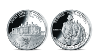 Strieborná minca - G. Washington