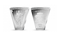 Kolekcia Bohovia Olympu - minca Zeus z rýdzeho striebra