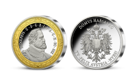 Rudolf II. -  Dynastia Habsburgovcov na strieborných pamätných medailách