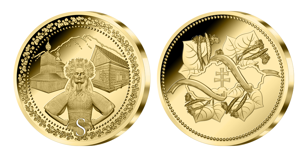 Kolekcia Naše Slovensko - medaily uctené rýdzim zlatom