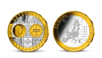 Pamätná medaila Luxembursko z kolekcie Prvá spoločná európska mena 