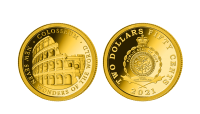  Zlatá minca Koloseum
