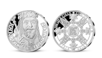  700. výročie narodenia Karola IV., medaila z rýdzeho striebra