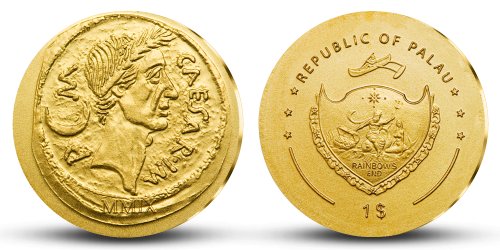 Zlatá minca Julius Caesar Zlatá minca Julius Caesar