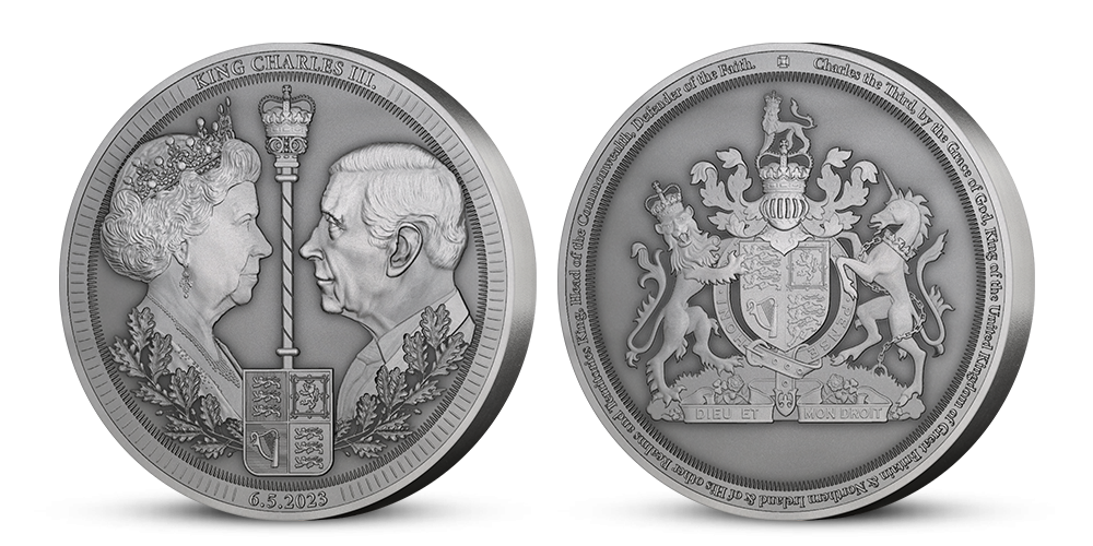 Korunovácia Karola III. – pamätná medaila