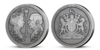 Pamätná medaila Korunovácia kráľa Karola III. 