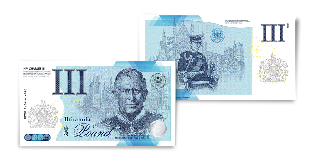DARČEK navyše - suvenírová bankovka Karol III.