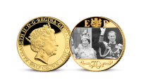Kráľovná Alžbeta II. na minci zušľachtenej rýdzim Fairmined zlatom