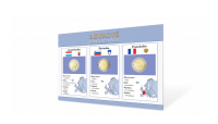 Sada pamätných euromincí - Luxembursko 2005, Slovinsko 2009, Francúzsko 2011