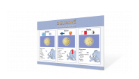 Sada pamätných euromincí - Malta 2014, Fínsko 2012, Grécko 2014