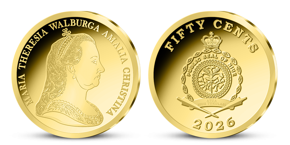 Mária Terézia a 1/200 oz zlatá minca