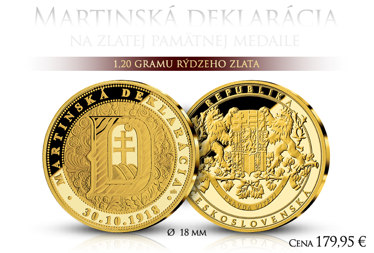 Pamätná zlatá medaila Martinská deklarácia
