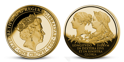 Dva portréty kráľovnej Viktórie | 185. výročie  kráľovnej Viktorie minca zušľachtená Fairmined zlatom 