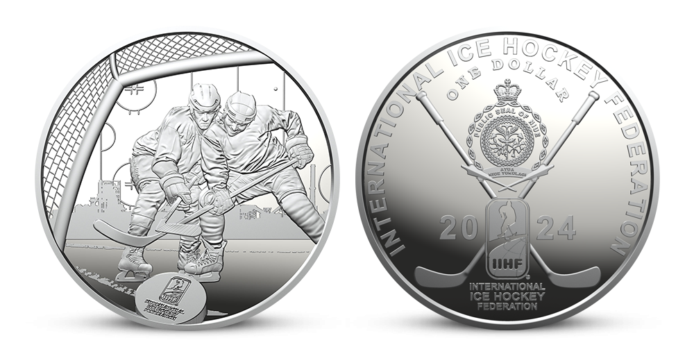 MS v hokeji 2024 - Sada troch mincí z rýdzeho striebra