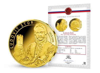 Ľudovít Štúr na unikátnej medaile