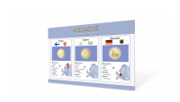 Sada pamätných euromincí - Nemecko 2011, Cyprus 2009, Fínsko 2006