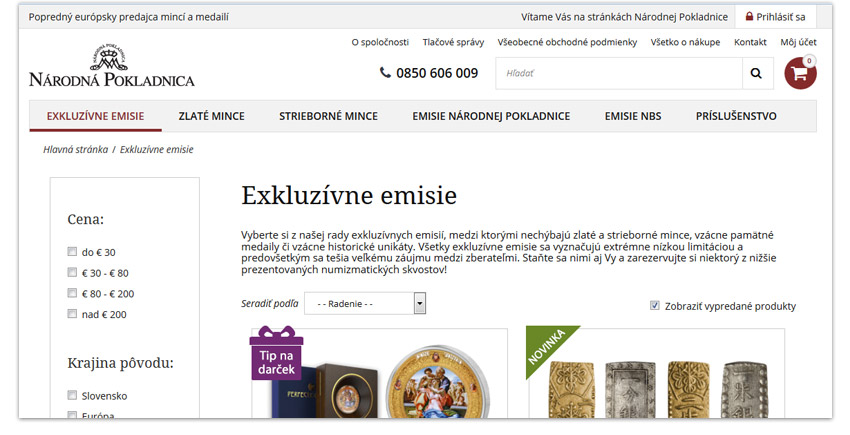 Exkluzívne emisie Exkluzívne emisie