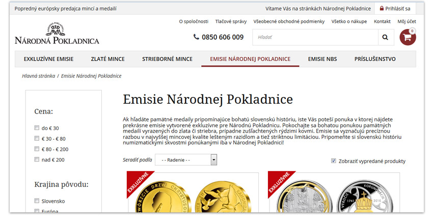Emisie Národnej Pokladnice Emisie Národnej Pokladnice
