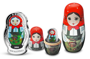 Najpopulárnejšia ruská hračka je už aj na minci