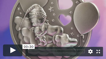 Prehrať video - strieborná minca Malá princezná Prehrať video - strieborná minca Malá princezná